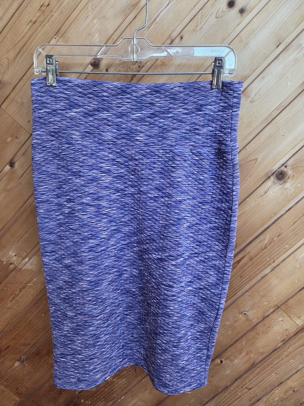 LuLaRoe Heathered Purple Pencil Skirt